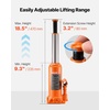 image:imageVEVOR Hydraulic Bottle Jack 50 Ton110231 lbs Welded Bottle Jack with 111732 Lifting Range amp 3Section Long Handle for Car Pickup Truck RV Auto Repair Industrial Engineering10T