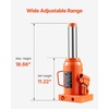 image:imageVEVOR Hydraulic Bottle Jack 50 Ton110231 lbs Welded Bottle Jack with 111732 Lifting Range amp 3Section Long Handle for Car Pickup Truck RV Auto Repair Industrial Engineering30T