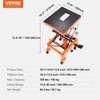 image:imageVEVOR Hydraulic Motorcycle Lift Table 350 lbs Capacity Motorcycle Scissor Jack Lift with Wide Deck JHooks 4 Wheels Hydraulic FootOperated Jack Stand for ATV Dirt Bikes