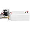 image:imageVEVOR Hydraulic Pump 12V DC Hydraulic Power Unit Double Acting Double Solenoid Hydraulic Power Pack Unit with 8L Plastic Tank Max Pressure 200 Bar for Car Liftng