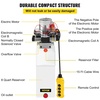 image:imageVEVOR Hydraulic Pump 12V DC Hydraulic Power Unit Double Acting Double Solenoid Hydraulic Power Pack Unit with 8L Plastic Tank Max Pressure 200 Bar for Car Liftng