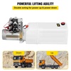image:imageVEVOR Hydraulic Pump 12V DC Hydraulic Power Unit Double Acting Double Solenoid Hydraulic Power Pack Unit with 8L Plastic Tank Max Pressure 200 Bar for Car Liftng