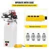 image:imageVEVOR Hydraulic Pump 12V DC Hydraulic Power Unit Double Acting Double Solenoid Hydraulic Power Pack Unit with 8L Plastic Tank Max Pressure 200 Bar for Car Liftng