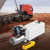 image:imageVEVOR Hydraulic Pump 12V DC Hydraulic Power Unit Double Acting Double Solenoid Hydraulic Power Pack Unit with 8L Plastic Tank Max Pressure 200 Bar for Car Liftng