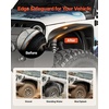 image:imageVEVOR Inner Fender Liner Front amp Rear Fender Liner Compatible with 20072018 Jeeps JKJKU 24 Doors Steel Mud Guards Bolton Style Fenders Flare Wheel Well Cover Fenders Flare Liners BlackFront A