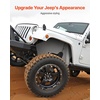image:imageVEVOR Inner Fender Liner Front amp Rear Fender Liner Compatible with 20072018 Jeeps JKJKU 24 Doors Steel Mud Guards Bolton Style Fenders Flare Wheel Well Cover Fenders Flare Liners BlackFront and Rear A