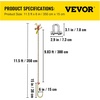 image:imageVEVOR J Hook Chain 516 in x 10 ft Bridle Tow Chain G80 Bridle Transport Chain with 2 G70 J Hooks 9260 Lbs Break Strength Tow Hooks for Trucks J Hooks Towing Straps 2PCS516Inch x 10FT