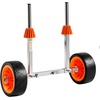 image:imageVEVOR Kayak Cart 250 lbs Load Capacity Canoe Cart Dolly with 75inch Solid Rubber Tires amp Kickstand Assembles amp Disassembles Within Seconds Paddle Board Trolley for Kayaks Canoes Paddleboards