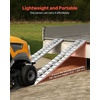 image:imageVEVOR Loading Ramps 2 Pcs 108 x 15 in Durable Aluminum and HeavyDuty Trailer Ramp Set with AntiSlip Plates 10000 Lbs Combined Capacity for Carts Farm Tractors ATVs Lawn Mowers Motorcycles