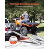 image:imageVEVOR Loading Ramps 2 Pcs 108 x 15 in Durable Aluminum and HeavyDuty Trailer Ramp Set with AntiSlip Plates 10000 Lbs Combined Capacity for Carts Farm Tractors ATVs Lawn Mowers Motorcycles