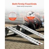 image:imageVEVOR Loading Ramps 2 Pcs 108 x 15 in Durable Aluminum and HeavyDuty Trailer Ramp Set with AntiSlip Plates 10000 Lbs Combined Capacity for Carts Farm Tractors ATVs Lawn Mowers Motorcycles