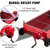 image:imageVEVOR Low Profile Electric Oil Drain Pan 20 Gal Capacity Rolling Oil Drain Pan with 110V HighFlow Pump 72 ft Hose amp T Folding Handle Leakproof amp Corrosionresistant Fit for Trucks ATVs WhiteRed