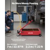 image:imageVEVOR Low Profile Oil Drain Pan 17 Gal Capacity Rolling Oil Drain Pan with 110V HighFlow Electric Pump 72 ft Hose amp T Folding Handle LeakProof amp CorrosionResistant Fit for Trucks ATVs Red3976 x 2362 x 2677 in