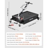 image:imageVEVOR Low Profile Oil Drain Pan 17 Gal Capacity Rolling Oil Drain Pan with 110V HighFlow Electric Pump 72 ft Hose amp T Folding Handle LeakProof amp CorrosionResistant Fit for Trucks ATVs Red4134 x 2461 x 2598 in