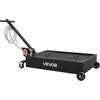 image:imageVEVOR Low Profile Oil Drain Pan 17 Gal Capacity Rolling Oil Drain Pan with 110V HighFlow Electric Pump 72 ft Hose amp T Folding Handle LeakProof amp CorrosionResistant Fit for Trucks ATVs Red4134 x 2461 x 2598 in