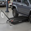 image:imageVEVOR Low Profile Oil Drain Pan 17 Gal Capacity Rolling Oil Drain Pan with 110V HighFlow Electric Pump 72 ft Hose amp T Folding Handle LeakProof amp CorrosionResistant Fit for Trucks ATVs Red4921 x 2480 x 2598 in