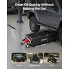 image:imageVEVOR Low Profile Oil Drain Pan 20 Gallon Capacity Rolling Oil Drain Pan with Manual Pump 72 ft Hose amp T Folding Handle LeakProof amp CorrosionResistant Fit for Cars SUVs Trucks ATVs Red25 Gallon
