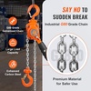 image:imageVEVOR Manual Lever Chain Hoist 14T 550LBS Capacity Heavy Duty Come Along 10FT Lift G80 Alloy Steel Chain with Dual Pawl Mechanical Brake360Rotating Hooks for Warehouse Construction Garage550 lbs 5 FT G80