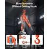 image:imageVEVOR Manual Lever Chain Hoist 1T 2200LBS Capacity Heavy Duty Come Along 10FT Lift G80 Alloy Steel Chain with Dual Pawl Mechanical Brake360Rotating Hooks for Warehouse Construction GarageOrange