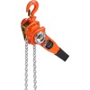 image:imageVEVOR Manual Lever Chain Hoist 1T 2200LBS Capacity Heavy Duty Come Along 10FT Lift G80 Alloy Steel Chain with Dual Pawl Mechanical Brake360Rotating Hooks for Warehouse Construction GarageOrange