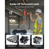 image:imageVEVOR Manual Lever Chain Hoist 1T 2200LBS Capacity Heavy Duty Come Along 10FT Lift G80 Alloy Steel Chain with Dual Pawl Mechanical Brake360Rotating Hooks for Warehouse Construction GarageBlack  Silver  Orange