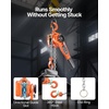image:imageVEVOR Manual Lever Chain Hoist 1T 2200LBS Capacity Heavy Duty Come Along 10FT Lift G80 Alloy Steel Chain with Dual Pawl Mechanical Brake360Rotating Hooks for Warehouse Construction GarageBlack  Silver  Orange