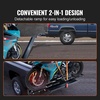 image:imageVEVOR Motorcycle Carrier 500 lbs Capacity Heavy Duty Steel Hitch Mount Rack with 47in Ramp Ratchet Straps amp Stabilizer Scooter Dirt Bike Trailer Hauler for Car Truck with 2Inch Hitch ReceiverNormal Version