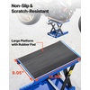 image:imageVEVOR Motorcycle Lift 1100 LBS Motorcycle Scissor Lift Jack with Wide Deck amp Safety Pin 37138 Center Hoist Crank Stand Steel Scissor Jack for Street Bikes Cruiser Bikes Touring Motorcycles  Steel Scissor Jack with Lock Pin 37138 Center Hoist Crank Stand for Street Bikes Cruiser Bikes Touring MotorcyclesBlue