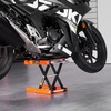 image:imageVEVOR Motorcycle Lift 1100 LBS Motorcycle Scissor Lift Jack with Wide Deck amp Safety Pin 37138 Center Hoist Crank Stand Steel Scissor Jack for Street Bikes Cruiser Bikes Touring Motorcycles  Steel Scissor Jack with Lock Pin 37138 Center Hoist Crank Stand for Street Bikes Cruiser Bikes Touring MotorcyclesOrangeBlack