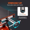 image:imageVEVOR Motorcycle Lift 1100 LBS Motorcycle Scissor Lift Jack with Wide Deck amp Safety Pin 37138 Center Hoist Crank Stand Steel Scissor Jack for Street Bikes Cruiser Bikes Touring Motorcycles  Steel Scissor Jack with Lock Pin 37138 Center Hoist Crank Stand for Street Bikes Cruiser Bikes Touring MotorcyclesOrangeBlack