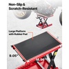 image:imageVEVOR Motorcycle Lift 1100 LBS Motorcycle Scissor Lift Jack with Wide Deck amp Safety Pin 37138 Center Hoist Crank Stand Steel Scissor Jack for Street Bikes Cruiser Bikes Touring Motorcycles  Steel Scissor Jack with Lock Pin 37138 Center Hoist Crank Stand for Street Bikes Cruiser Bikes Touring MotorcyclesRed