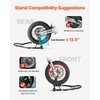 image:imageVEVOR Motorcycle Stand Lift 1100lbs Capacity Front Rear Combo Stand Lift Front Wheel DualFork Stands Rear UL Fork Swingarm Spool Stands for Most Yamaha Honda Kawasaki Suzuki Motorcycles BlackBlack