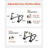 image:imageVEVOR Motorcycle Stand Lift 1100lbs Capacity Front Rear Combo Stand Lift Front Wheel DualFork Stands Rear UL Fork Swingarm Spool Stands for Most Yamaha Honda Kawasaki Suzuki Motorcycles BlackBlack