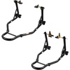 image:imageVEVOR Motorcycle Stand Lift 1100lbs Capacity Front Rear Combo Stand Lift Front Wheel DualFork Stands Rear UL Fork Swingarm Spool Stands for Most Yamaha Honda Kawasaki Suzuki Motorcycles BlackBlack