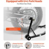 image:imageVEVOR Motorcycle Stand Lift 1100lbs Capacity Front Rear Combo Stand Lift Front Wheel DualFork Stands Rear UL Fork Swingarm Spool Stands for Most Yamaha Honda Kawasaki Suzuki Motorcycles BlackBlack