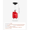 image:imageVEVOR Oil Drain Container 20 Gallon Waste Oil Drain Tank Portable Oil Lift Drain Pan Air Operated Drainer Fluid Fuel Drainage Adjustable Funnel Height with Pressure Regulating Valve amp Wheel18 Gallon