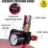 image:imageVEVOR Oil Drain Container 20 Gallon Waste Oil Drain Tank Portable Oil Lift Drain Pan Air Operated Drainer Fluid Fuel Drainage Adjustable Funnel Height with Pressure Regulating Valve amp Wheel20 Gallon