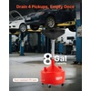 image:imageVEVOR Oil Drain Container 20 Gallon Waste Oil Drain Tank Portable Oil Lift Drain Pan Air Operated Drainer Fluid Fuel Drainage Adjustable Funnel Height with Pressure Regulating Valve amp Wheel8 Gallon
