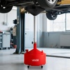 image:imageVEVOR Oil Drain Container 20 Gallon Waste Oil Drain Tank Portable Oil Lift Drain Pan Air Operated Drainer Fluid Fuel Drainage Adjustable Funnel Height with Pressure Regulating Valve amp Wheel8 Gallon