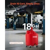 image:imageVEVOR Oil Drain Container 20 Gallon Waste Oil Drain Tank Portable Oil Lift Drain Pan Air Operated Drainer Fluid Fuel Drainage Adjustable Funnel Height with Pressure Regulating Valve amp Wheel18 Gallon