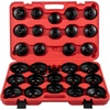 image:imageVEVOR Oil Filter Socket Set 30 Pcs Steel Black 3Jam Wrench30 Pcs