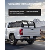 image:imageVEVOR Overland Truck Bed Rack 492679 in Width Adjustable Overland Bed Cargo Rack with Sidebar 900 lbs Static Capacity Heavy Duty Steel for MidSize Trucks Compatible with TacomaGladiator JTfor Alltype Truck
