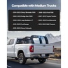 image:imageVEVOR Overland Truck Bed Rack 492679 in Width Adjustable Overland Bed Cargo Rack with Sidebar 900 lbs Static Capacity Heavy Duty Steel for MidSize Trucks Compatible with TacomaGladiator JTfor Bed Rail no side panels