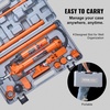 image:imageVEVOR Porta Power Kit 20 Ton Load Portable Hydraulic Jack with 46 ft Extended Oil Hose Comprehensive Accessories Car Frame Repair Tool with Portable Storage Case for Automotive Heavy Equipment10 Ton