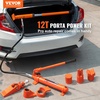 image:imageVEVOR Porta Power Kit 20 Ton Load Portable Hydraulic Jack with 46 ft Extended Oil Hose Comprehensive Accessories Car Frame Repair Tool with Portable Storage Case for Automotive Heavy Equipment12 Ton