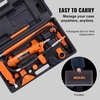 image:imageVEVOR Porta Power Kit 20 Ton Load Portable Hydraulic Jack with 46 ft Extended Oil Hose Comprehensive Accessories Car Frame Repair Tool with Portable Storage Case for Automotive Heavy Equipment4 Ton