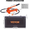 image:imageVEVOR Porta Power Kit 20 Ton Load Portable Hydraulic Jack with 46 ft Extended Oil Hose Comprehensive Accessories Car Frame Repair Tool with Portable Storage Case for Automotive Heavy Equipment4 Ton