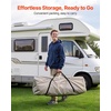 image:imageVEVOR RV Awning Sun Shade Room  Compatible with 1617 ft Awnings RV Awning Sun Shading Room with Door amp Ventilated Mesh Windows Sunproof amp Windproof ThreeSided Enclosure Tent for RV Camping16 Feet to 17 Feet