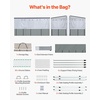 image:imageVEVOR RV Awning Sun Shade Room  Compatible with 1617 ft Awnings RV Awning Sun Shading Room with Door amp Ventilated Mesh Windows Sunproof amp Windproof ThreeSided Enclosure Tent for RV Camping18 Feet to 19 Feet