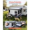 image:imageVEVOR RV Awning Sun Shade Room  Compatible with 1617 ft Awnings RV Awning Sun Shading Room with Door amp Ventilated Mesh Windows Sunproof amp Windproof ThreeSided Enclosure Tent for RV Camping16 Feet to 17 Feet
